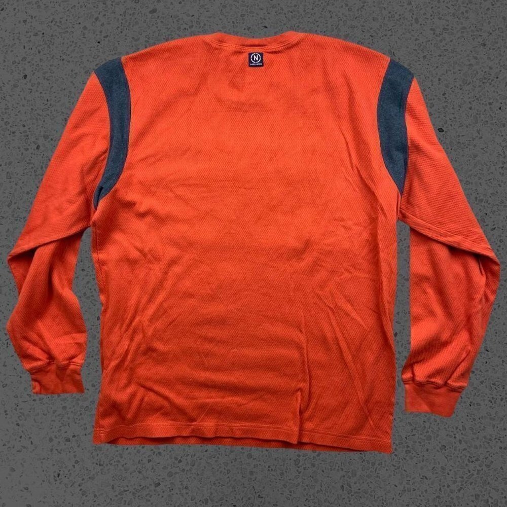 Vintage Nautica color block shirt sweatshirt - Picture 3 of 4